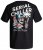 Jack & Jones JJCHILLER With Back Print Black - Majice Kratkih Rukava - Muške Majice Kratkih Rukava Veliki Brojevi 
