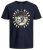 Jack & Jones JJEUSTACE T-Shirt Navy - Majice Kratkih Rukava - Muške Majice Kratkih Rukava Veliki Brojevi 