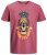 Jack & Jones JJEUSTACE T-Shirt Pink - Majice Kratkih Rukava - Muške Majice Kratkih Rukava Veliki Brojevi 