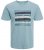 Jack & Jones JCOARC T-Shirt Light Blue - Majice Kratkih Rukava - Muške Majice Kratkih Rukava Veliki Brojevi 