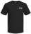 Jack & Jones JCOEDTN T-Shirt with Back Print Black - Majice Kratkih Rukava - Muške Majice Kratkih Rukava Veliki Brojevi 