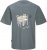 Jack & Jones Lington Back And Front Print Crew Neck T-Shirt Grey - Majice Kratkih Rukava - Muške Majice Kratkih Rukava Veliki Brojevi 