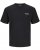 Jack & Jones Zekiel Crew Neck T-Shirt Black - Majice Kratkih Rukava - Muške Majice Kratkih Rukava Veliki Brojevi 