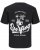 Jack & Jones Zekiel Crew Neck T-Shirt Black - Majice Kratkih Rukava - Muške Majice Kratkih Rukava Veliki Brojevi 