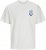 Jack & Jones Charge Crew Neck Printed T-Shirt White - Majice Kratkih Rukava - Muške Majice Kratkih Rukava Veliki Brojevi 