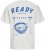 Jack & Jones Charge Crew Neck Printed T-Shirt White - Majice Kratkih Rukava - Muške Majice Kratkih Rukava Veliki Brojevi 