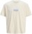 Jack & Jones Parallel Crew Neck T-Shirt Antique White - Majice Kratkih Rukava - Muške Majice Kratkih Rukava Veliki Brojevi 