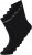 Jack & Jones BASIC LOGO Tennis Socks 5-Pack Black - Donje rublje & kupaće hlače - muške donje rublje veliki brojevi
