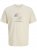 Jack & Jones Calma Crew Neck T-Shirt Sweet Corn - Majice Kratkih Rukava - Muške Majice Kratkih Rukava Veliki Brojevi 