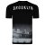 Kam Jeans 5229 Brooklyn T-shirt Black - Majice Kratkih Rukava - Muške Majice Kratkih Rukava Veliki Brojevi 