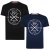 Kam Jeans 5331 Twin pack California Tee - Majice Kratkih Rukava - Muške Majice Kratkih Rukava Veliki Brojevi 