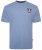 Kam Jeans 5711 Endless Summers Slub Tee With Back Print Blue - Majice Kratkih Rukava - Muške Majice Kratkih Rukava Veliki Brojevi 