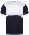 Kam Jeans 5780 Cut And Sew Panel T-Shirt Navy - Majice Kratkih Rukava - Muške Majice Kratkih Rukava Veliki Brojevi 