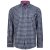 Kam Jeans 6156 Long Sleeve Check Shirt Navy - Košulje - Muške Košulje Veliki Brojevi