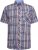 Kam Jeans 6313 Casual Check Short Sleeve Shirt Grey - Košulje - Muške Košulje Veliki Brojevi