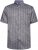 Kam Jeans 6323 Self Pattern Casual Short Sleeve Shirt Charcoal - Košulje - Muške Košulje Veliki Brojevi