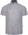Kam Jeans 6328 AOP Geo Print Short Sleeve Shirt Charcoal - Košulje - Muške Košulje Veliki Brojevi