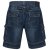 Kam Jeans Francis Dark Used - Kratke hlače - Muške Kratke Hlače Veliki Brojevi 