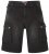 Kam Jeans Ivan Cargo Shorts Black - Kratke hlače - Muške Kratke Hlače Veliki Brojevi 