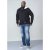 D555 Lorenzo Half zip Hoodie Black - Puloveri & dukserice - Muške Puloveri & dukserice veliki brojevi