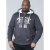 D555 Vadal Full Zip Hoodie Charcoal - Puloveri & dukserice - Muške Puloveri & dukserice veliki brojevi