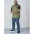 D555 Demarcus Couture T-shirt Khaki - Majice Kratkih Rukava - Muške Majice Kratkih Rukava Veliki Brojevi 