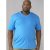 D555 Signature V-neck T-shirt Blue - Majice Kratkih Rukava - Muške Majice Kratkih Rukava Veliki Brojevi 