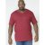 D555 Signature V-neck T-shirt Red - Majice Kratkih Rukava - Muške Majice Kratkih Rukava Veliki Brojevi 