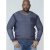 D555 Bryson Crewneck Sweater with Pocket Navy - Puloveri & dukserice - Muške Puloveri & dukserice veliki brojevi