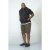 D555 Chemung Short Sleeve Hoodie Black - Puloveri & dukserice - Muške Puloveri & dukserice veliki brojevi