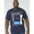 D555 Kenton T-shirt Navy - Majice Kratkih Rukava - Muške Majice Kratkih Rukava Veliki Brojevi 