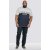 D555 Morris T-shirt Navy - Majice Kratkih Rukava - Muške Majice Kratkih Rukava Veliki Brojevi 