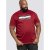 D555 Tempa T-shirt Red - Majice Kratkih Rukava - Muške Majice Kratkih Rukava Veliki Brojevi 