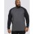 D555 Illinois Long Sleeve T-shirt Charcoal - Majice Kratkih Rukava - Muške Majice Kratkih Rukava Veliki Brojevi 