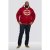 D555 Rylan Hoodie Red - Puloveri & dukserice - Muške Puloveri & dukserice veliki brojevi
