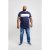 D555 Cullen T-shirt Navy - Majice Kratkih Rukava - Muške Majice Kratkih Rukava Veliki Brojevi 