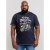 D555 Slater T-shirt Navy - Majice Kratkih Rukava - Muške Majice Kratkih Rukava Veliki Brojevi 