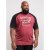 D555 Evans T-shirt Burgundy - Majice Kratkih Rukava - Muške Majice Kratkih Rukava Veliki Brojevi 