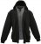 Lavecchia 109 Two-in-one Zipper Hoodie Black/Charcoal - Puloveri & dukserice - Muške Puloveri & dukserice veliki brojevi
