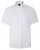 Kam Jeans 6283 Casual SS Herringbone Shirt White - Košulje - Muške Košulje Veliki Brojevi