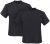 Adamo Marlon Comfort fit 2-pack T-shirt Charcoal - Majice Kratkih Rukava - Muške Majice Kratkih Rukava Veliki Brojevi 