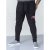 D555 Matt Fashion Sweatpants Black - Sportske hlače & kratke - Muške Trenirke Veliki Brojevi