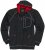 Adamo Michael Hoodie with Zipper Charcoal - Puloveri & dukserice - Muške Puloveri & dukserice veliki brojevi