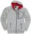 Adamo Michael Hoodie with Zipper Grey - Puloveri & dukserice - Muške Puloveri & dukserice veliki brojevi