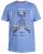 D555 Monty T-shirt Blue - Majice Kratkih Rukava - Muške Majice Kratkih Rukava Veliki Brojevi 