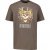 JP1880 T-Shirt Skull Print Guns N Roses Khaki - Majice Kratkih Rukava - Muške Majice Kratkih Rukava Veliki Brojevi 