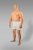 20 Nodi Combed Cotton Jersey Boxer with Front Button Fly White - Donje rublje & Kupaće hlače - muške donje rublje veliki brojevi