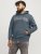 Jack & Jones CALEB Hoodie Blue - Puloveri & dukserice - Muške Puloveri & dukserice veliki brojevi