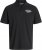 Jack & Jones Makoto Polo Short Sleeve Black - Polo majice - Muške Polo Majice Veliki Brojevi