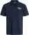 Jack & Jones Makoto Polo Short Sleeve Navy - Polo majice - Muške Polo Majice Veliki Brojevi